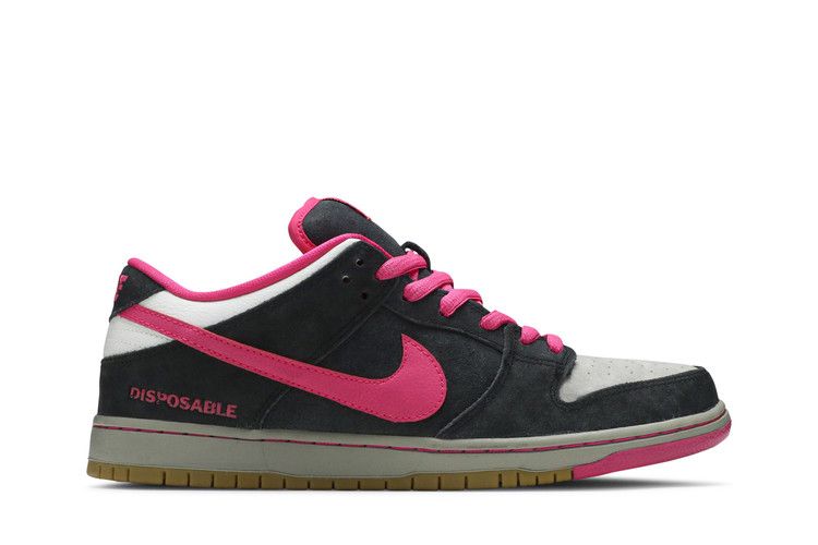 Nike Dunk Low Premium SB Qs 'Disposable' — Black/Pink Foil-White (2)