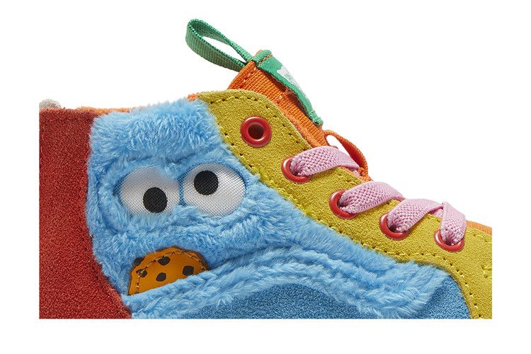 Sesame Street x Vans Sk8-Hi Zip Toddler 'Cookie Monster' — Multi-Color