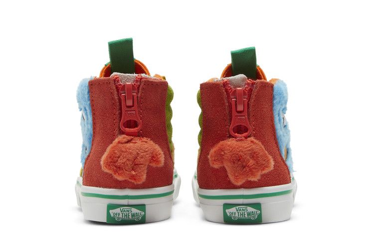 Sesame Street x Vans Sk8-Hi Zip Toddler 'Cookie Monster' — Multi-Color