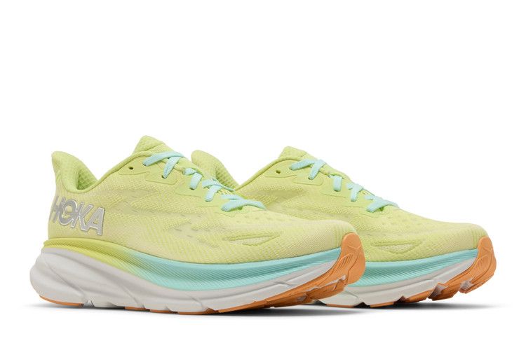 HOKA Wmns Clifton 9 'Citrus Glow Sunlit Ocean' — Citrus Glow/Sunlit Ocean