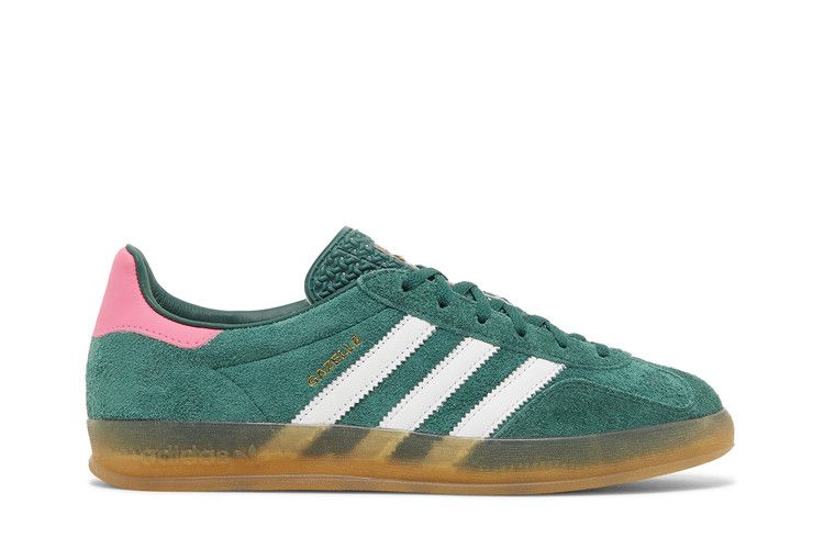 adidas Wmns Gazelle Indoor 'Collegiate Green Pink' — Collegiate Green/Footwear White/Lucid Pink