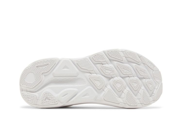 HOKA Wmns Clifton 9 Wide 'Triple White' — White/White