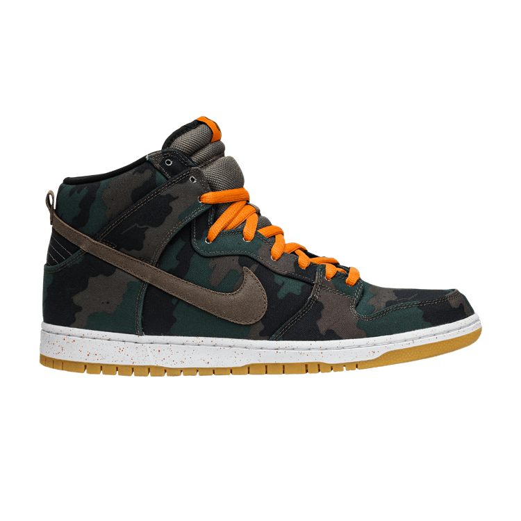 Nike Dunk High Premium SB '510' — Black/Olive Khaki-Sunset