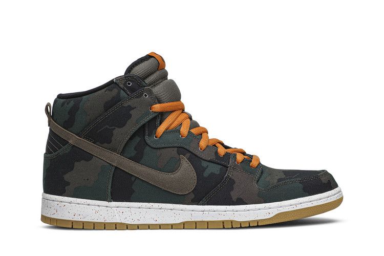 Nike Dunk High Premium SB '510' — Black/Olive Khaki-Sunset (2)