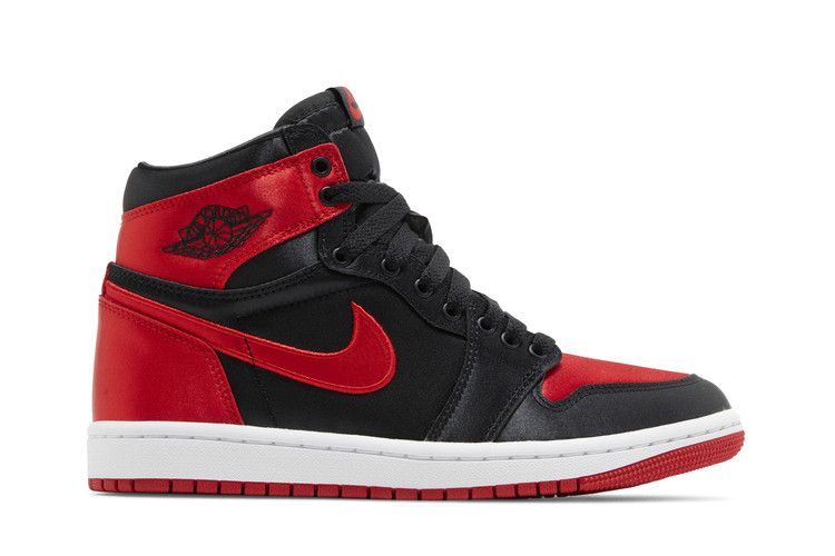 Wmns Air Jordan 1 Retro High OG 'Satin Bred' 2023 — Black/University Red/White
