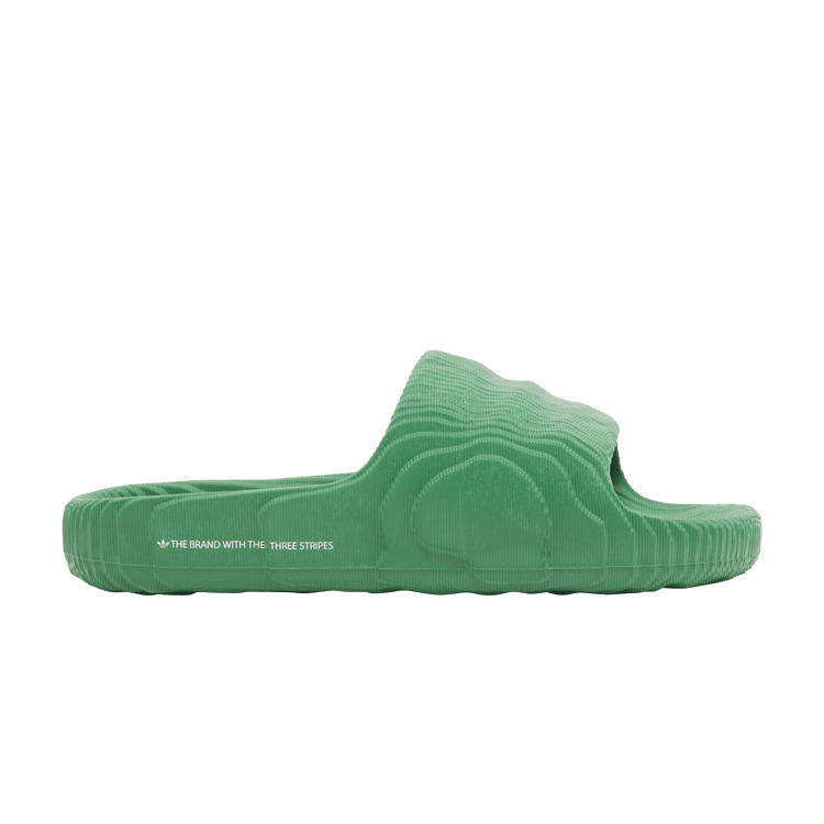 adidas Adilette 22 Slides 'Green White' — Green/Cloud White/Green