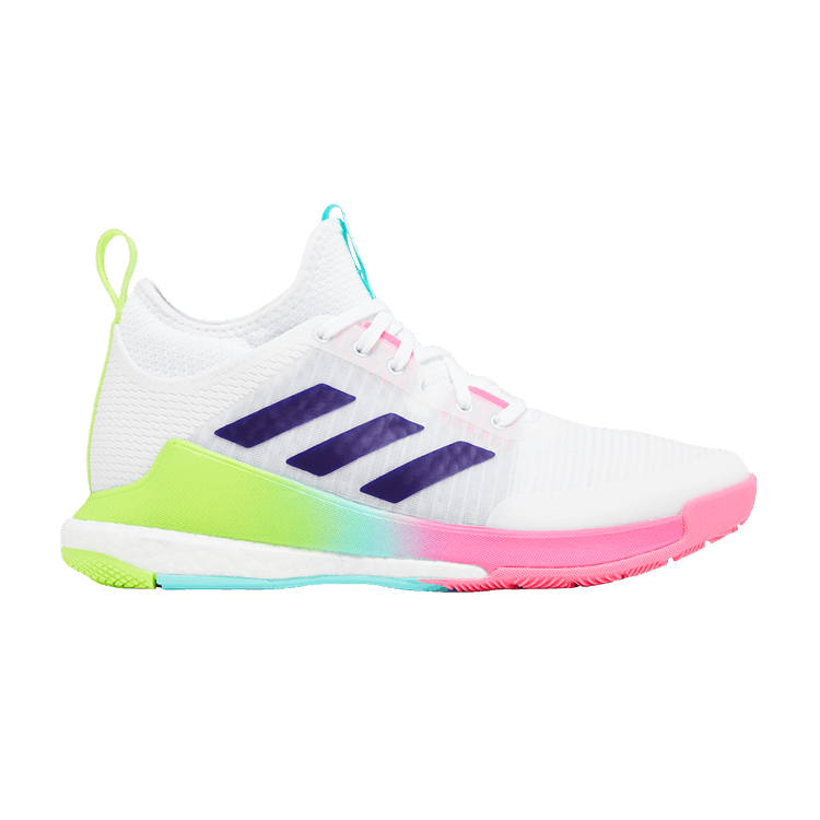 adidas Wmns Crazyflight Mid 'White Purple Pink' — Cloud White/Team College Purple/Flash Aqua