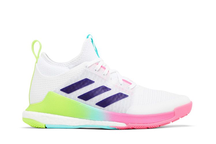 adidas Wmns Crazyflight Mid 'White Purple Pink' — Cloud White/Team College Purple/Flash Aqua