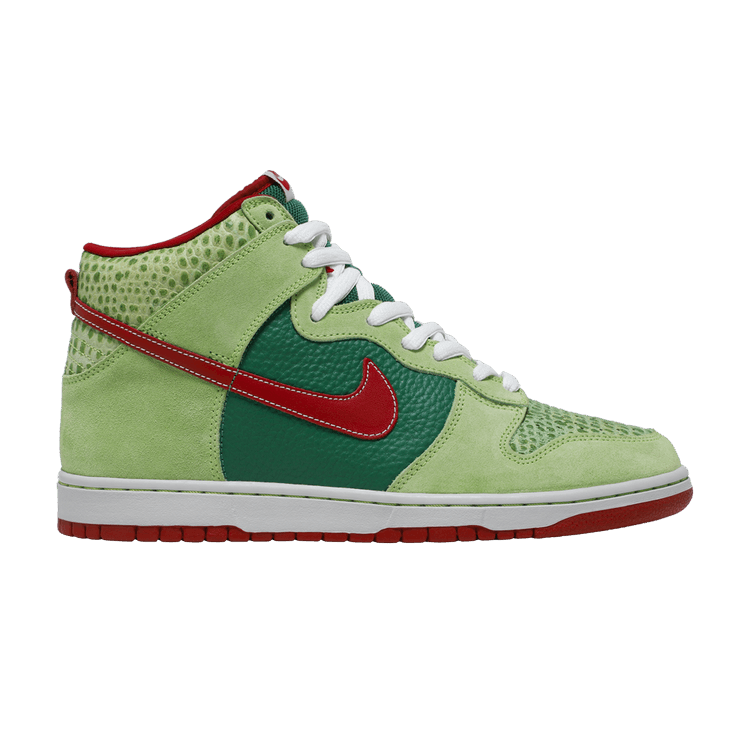 Nike Dunk High Pro SB 'Dr. Feelgood' — Forest/Varsity Red