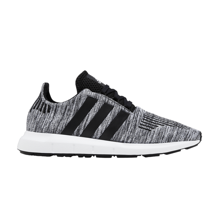 adidas Swift Run 1.0 Big Kid 'Black White' — Core Black/Core Black/Cloud White