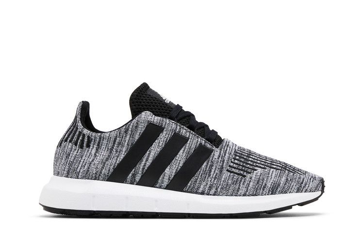 adidas Swift Run 1.0 Big Kid 'Black White' — Core Black/Core Black/Cloud White