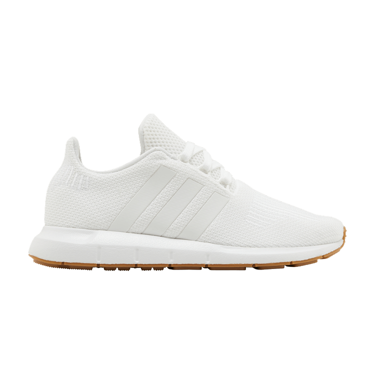 Adidas Swift Run 1.0 Big Kid 'White Gum' — Cloud White/Cloud White/Core Black