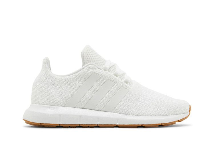Adidas Swift Run 1.0 Big Kid 'White Gum' — Cloud White/Cloud White/Core Black