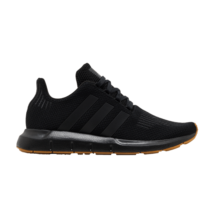 adidas Swift Run 1.0 Big Kid 'Black Gum' — Core Black/Core Black/Core Black