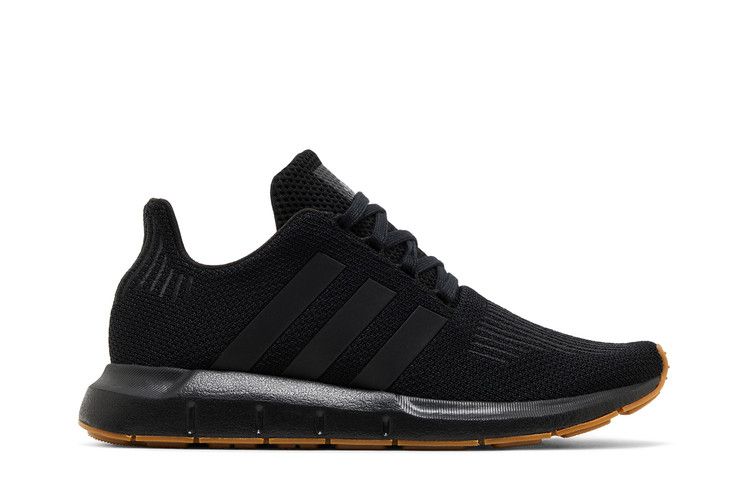 adidas Swift Run 1.0 Big Kid 'Black Gum' — Core Black/Core Black/Core Black