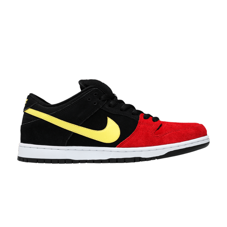 Nike Dunk Low Pro Sb 'Butt Head' — Black/Sonic Yellow-University Red
