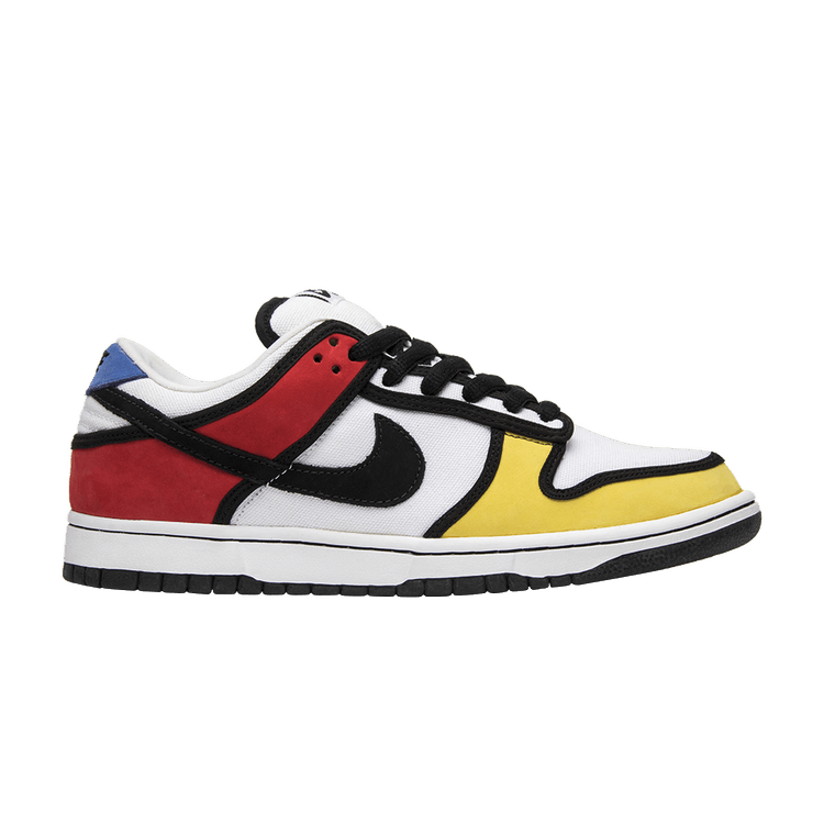 Nike Dunk Low Pro SB 'Piet Mondrian' — Zest/Black