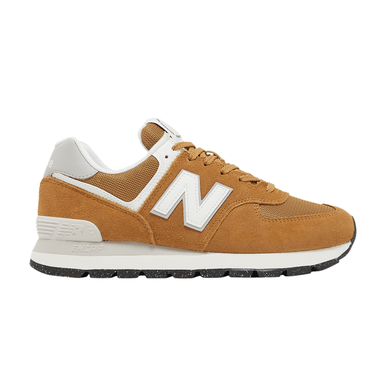 New Balance 574 'Burnt Orange' — Orange/White