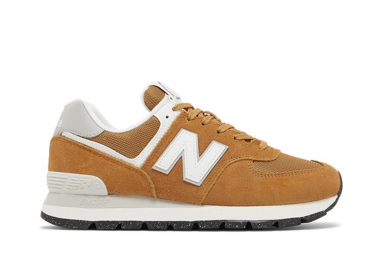 New Balance 574 'Burnt Orange' — Orange/White