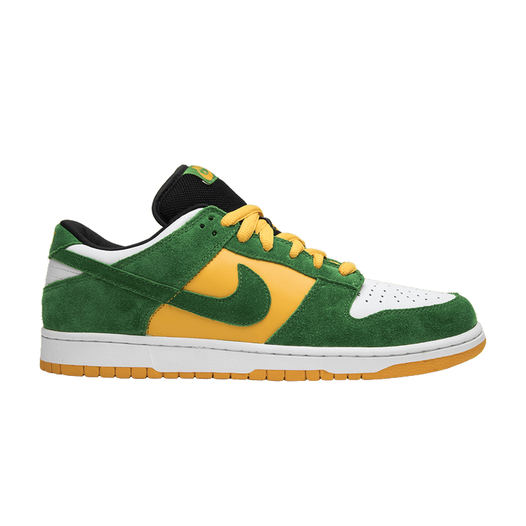 Nike Dunk Low Pro SB 'Buck' — White/Classic Green-Del Sol