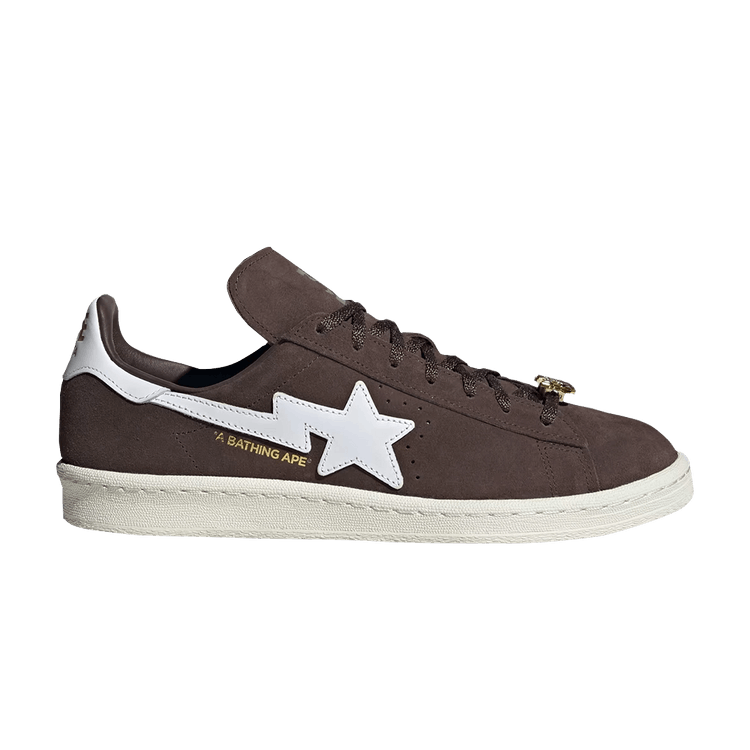BAPE x adidas Campus 80s '30th Anniversary - Brown' — Brown/Cloud White/Gold Metallic