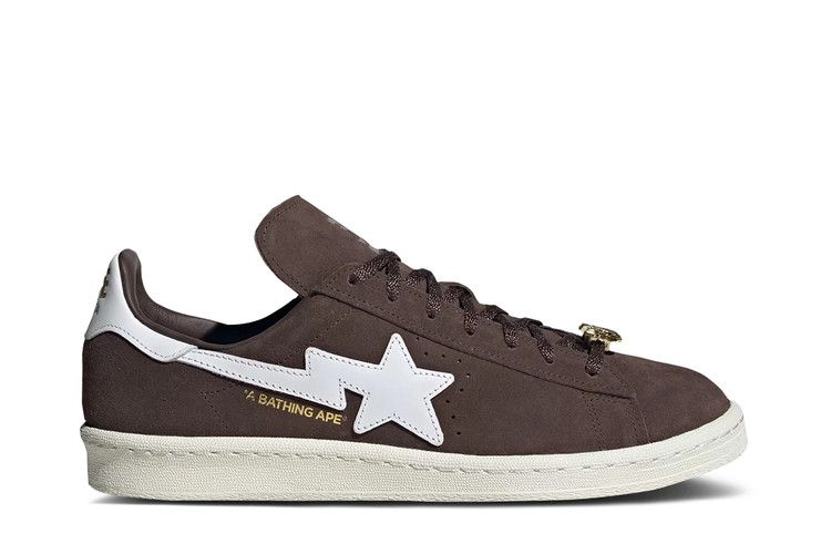BAPE x adidas Campus 80s '30th Anniversary - Brown' — Brown/Cloud White/Gold Metallic