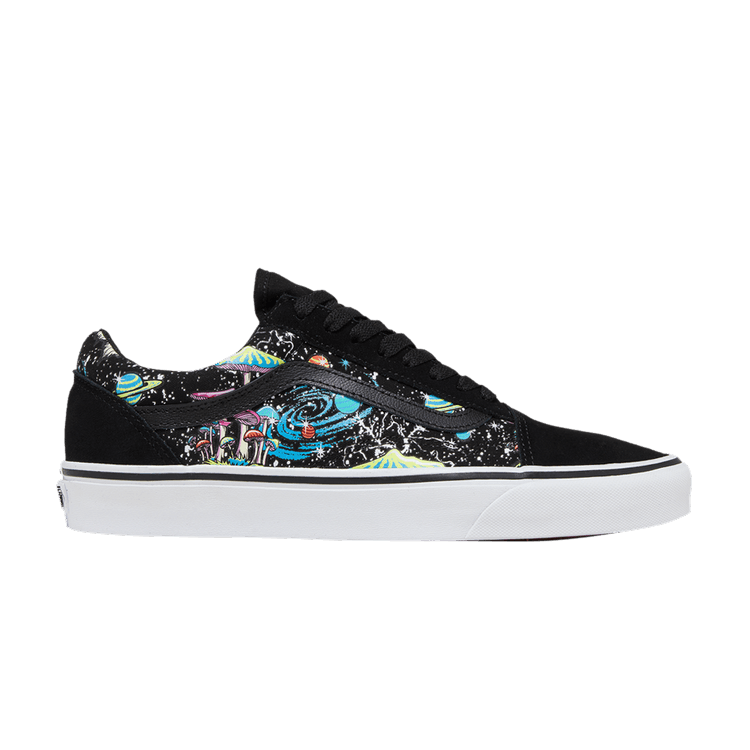 Vans Old Skool 'Glow In The Dark - Psychedelic Space' — Black/True White