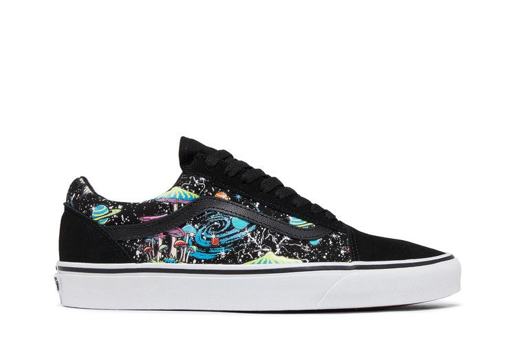 Vans Old Skool 'Glow In The Dark - Psychedelic Space' — Black/True White