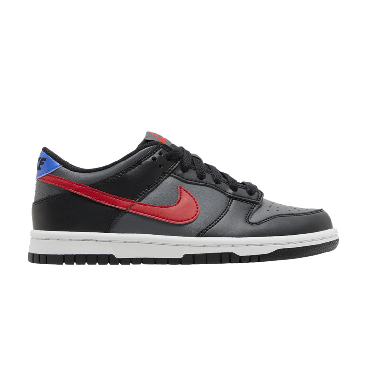 Nike Dunk Low GS 'Black Red Blue' — Black/University Red/White/Racer Blue