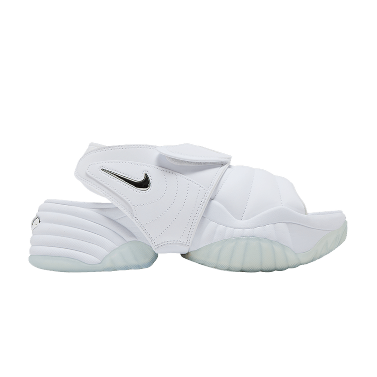 Nike Wmns Adjust Force Sandal 'White Metallic Silver' — White/Metallic Silver/Clear