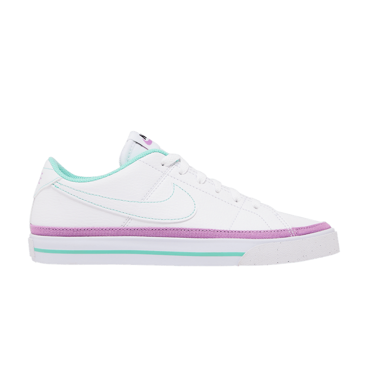 Nike Wmns Court Legacy Next Nature 'White Rush Fuchsia' — White/Rush Fuchsia/Emerald Rise/White