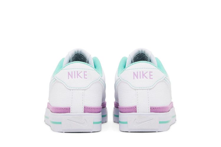 Nike Wmns Court Legacy Next Nature 'White Rush Fuchsia' — White/Rush Fuchsia/Emerald Rise/White (7)