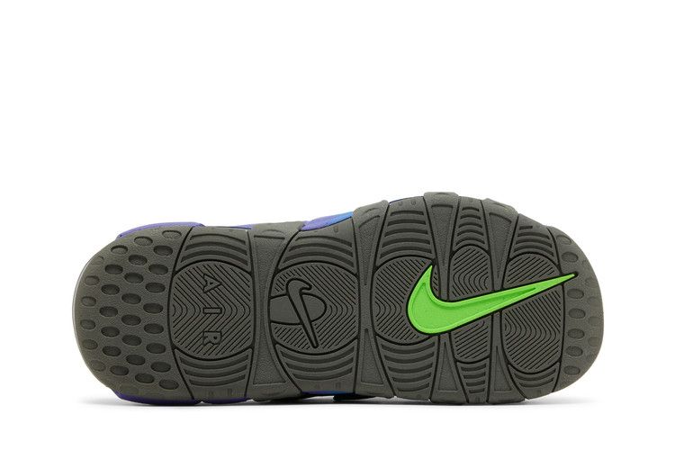Nike Air More Uptempo Slide 'Black Blue Purple Gradient' — Black/Pacific Blue/Psycho Purple/Shock Green (5)