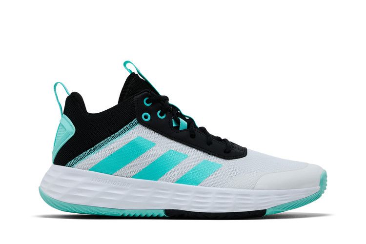 adidas Own The Game 'White Flash Aqua' — Cloud White/Flash Aqua/Core Black