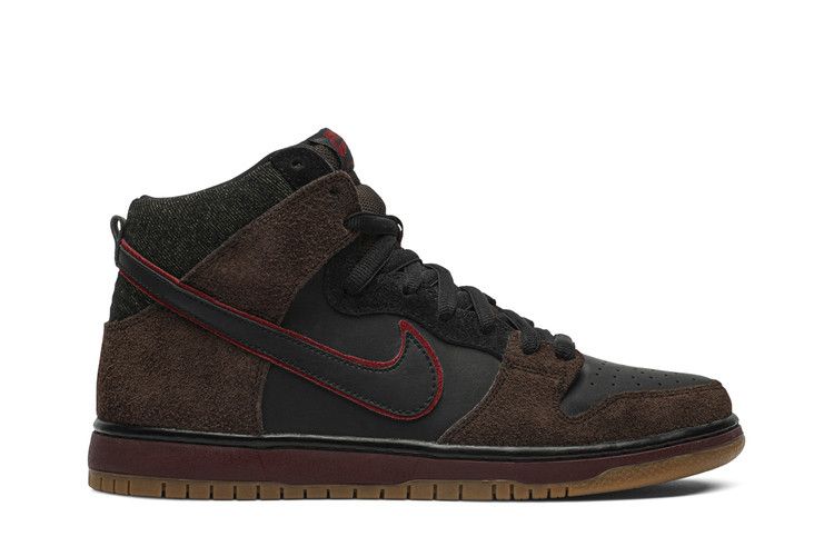Nike Dunk High Premium SB 'Slayer' — black/team red (2)