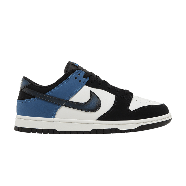 Nike Dunk Low 'Airbrush - Industrial Blue' — Summit White/Industrial Blue/Black/White