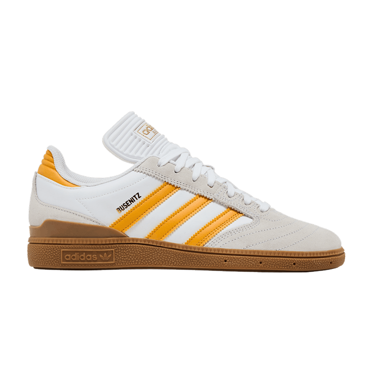 adidas Busenitz 'Preloved Yellow Gum' — Crystal White/Preloved Yellow/Gum