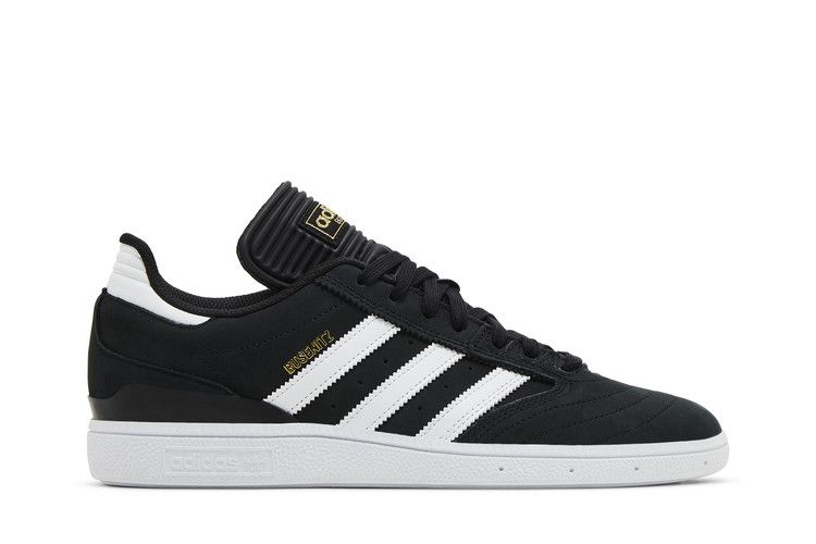 adidas Busenitz 'Black White' — Core Black/Cloud White/Gold Metallic