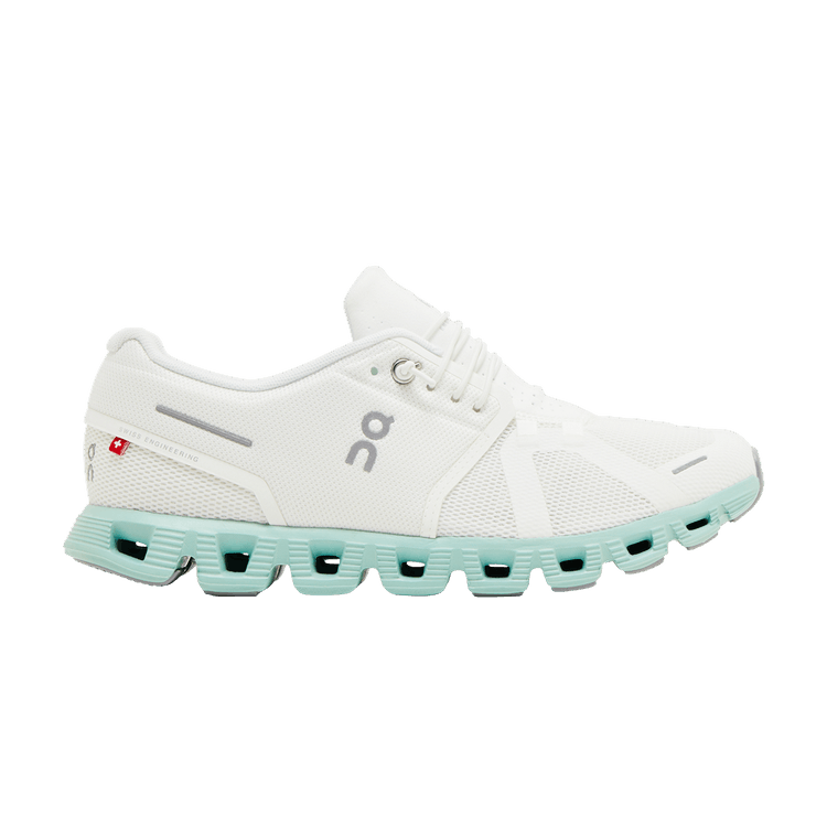 ON Wmns Cloud 5 'Undyed White Creek' — Undyed White/Creek