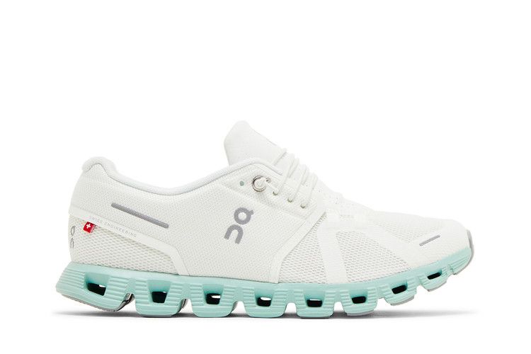 ON Wmns Cloud 5 'Undyed White Creek' — Undyed White/Creek