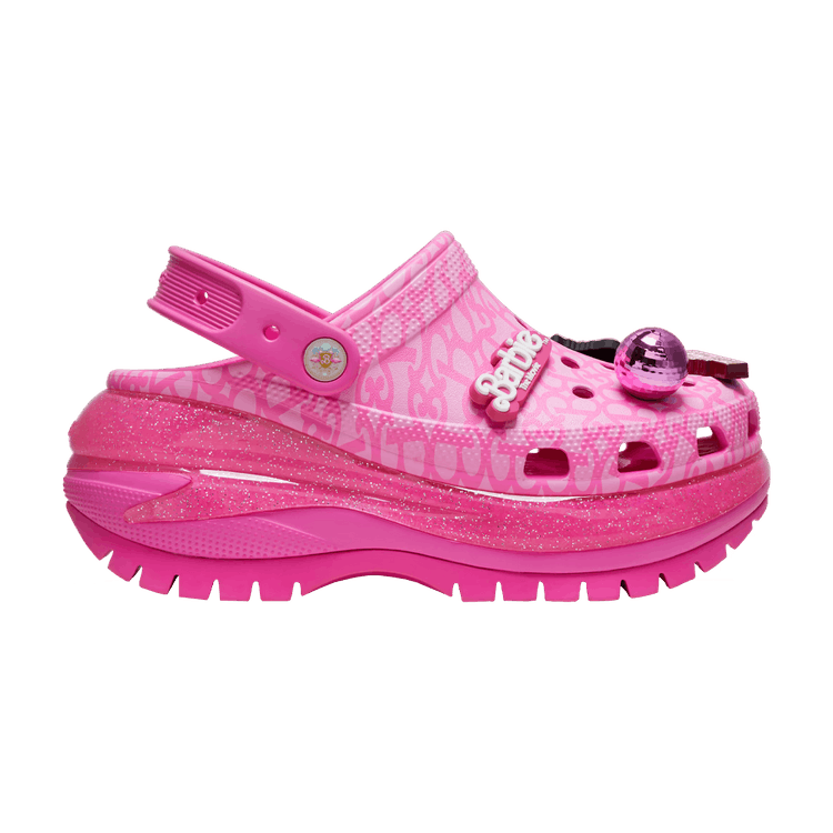 Barbie The Movie x Crocs Mega Crush Clog 'Electric Pink' — Electric Pink
