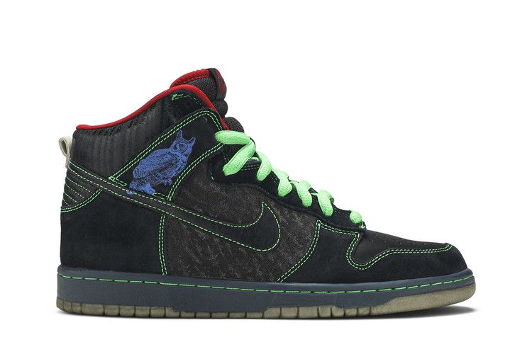 Nike Dunk High Premium SB 'Twin Peaks' — Black/Black (2)