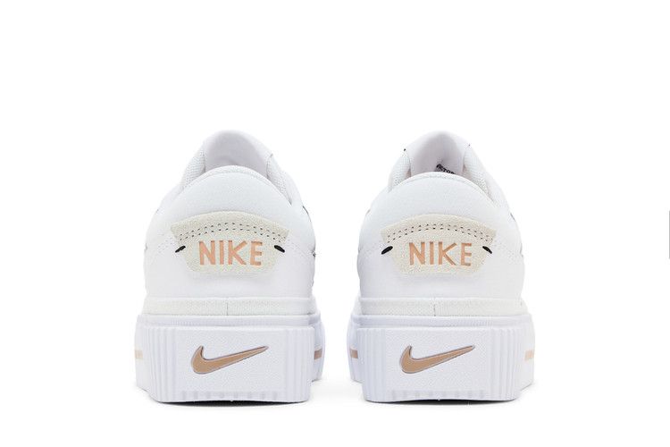 Nike Wmns Court Legacy Lift 'United in Victory' — White/Black/Summit White/Hemp (7)