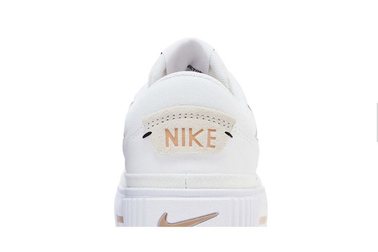 Nike Wmns Court Legacy Lift 'United in Victory' — White/Black/Summit White/Hemp (8)