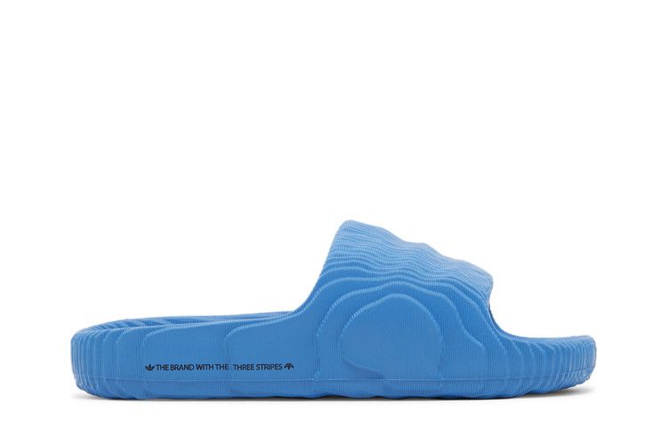 adidas Adilette 22 Slides 'Bright Blue' — Bright Blue