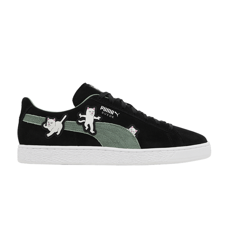 RIPNDIP x Puma Suede 'Lord Nermal - Black Eucalyptus' — Black/Eucalyptus