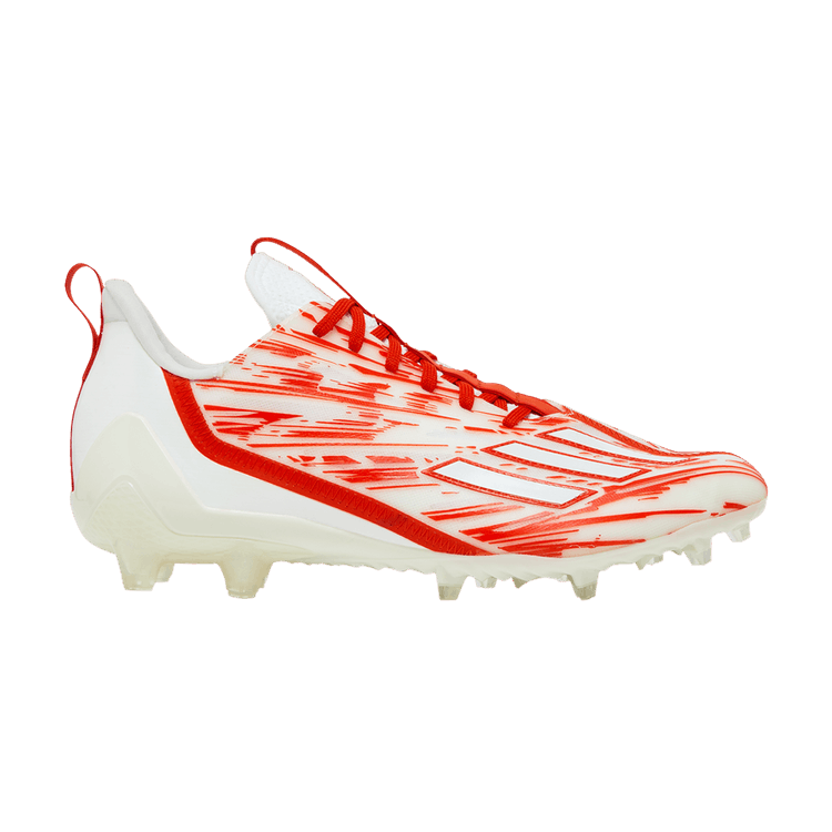 adidas Adizero Cleats 'White Orange' — White Orange