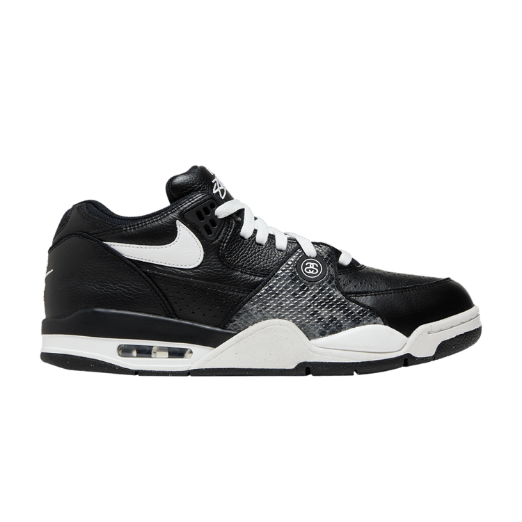 Stussy x Nike Air Flight 89 Low SP 'Black' — Black/White/White