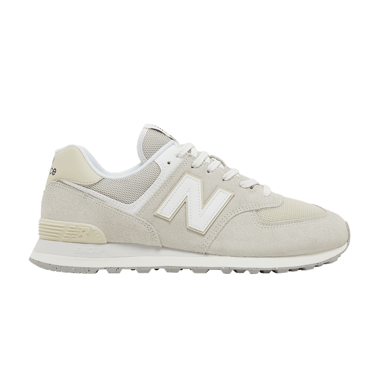 New Balance 574 'White Grey' — White/Grey