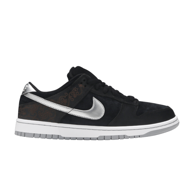 Nike Dunk Low Premium SB 'Takashi 2' — Black/Metallic Silver